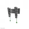 Neomounts NM-W125Must seinakinnitus telerile 10-40 tolli - kallutatav, 101,6 cm (40 tolli), 75 x 75 mm, 200 x 200 mm, 0 - 15°, teras, must