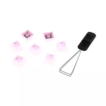 HyperX Full key Set Keycaps - PBT (roosa), klaviatuurikate, termoplastne polüester (PBT), 145 mm, 129 mm, 246 g, roosa