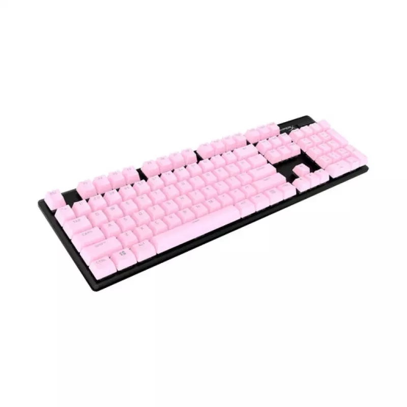 HyperX Full key Set Keycaps - PBT (roosa), klaviatuurikate, termoplastne polüester (PBT), 145 mm, 129 mm, 246 g, roosa
