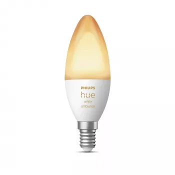 Smart bulb Philips Hue Valge ambience Candle E14, 5.2 W, Bluetooth/Zigbee, E14 fitting