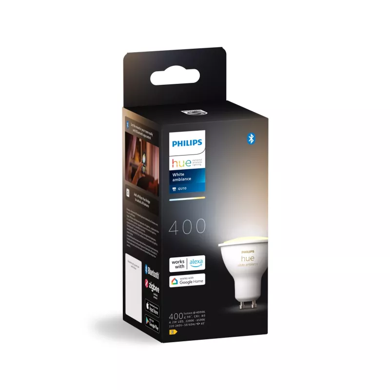 Philips Hue Valge ambience GU10 – nutikas prožektorvalgusti