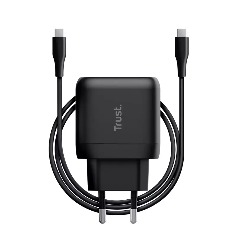 Vahelduvvoolulaadur Trust Maxo 45W Universaalne Must 100-240V 20V USB-C
