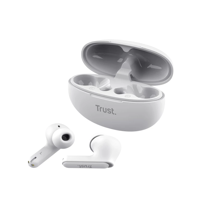 Trust Yavi Peakomplekt True Wireless Stereo (TWS) Kõrvasisesed Kõned/Muusika USB USB-C Bluetooth Valge