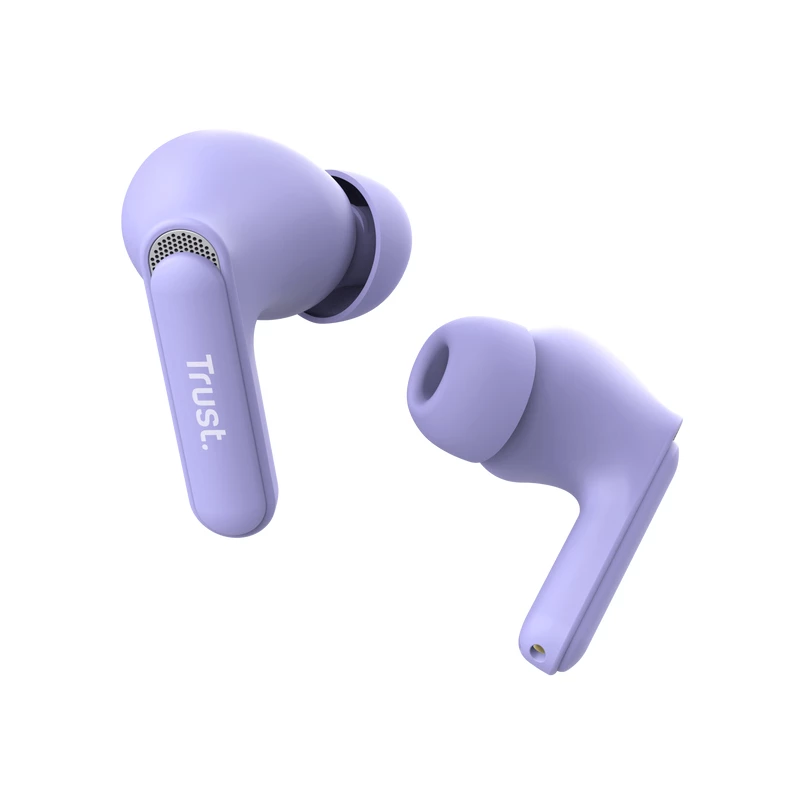 Trust Yavi Peakomplekt Tõeline Juhtmevaba Stereo (TWS) Kõrvasisesed Kõned/Muusika USB USB-C Bluetooth Lilla