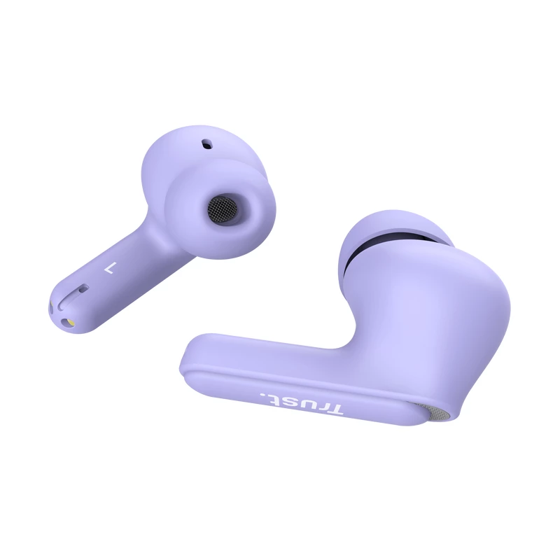 Trust Yavi Peakomplekt Tõeline Juhtmevaba Stereo (TWS) Kõrvasisesed Kõned/Muusika USB USB-C Bluetooth Lilla