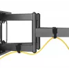 Seinale paigaldatav telerikinnitus Gembird WM-80ST-02 — fikseeritud/kallutatav, 37 tolli – 80 tolli, VESA kuni 600x400, 60 kg, must