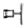 Seinale paigaldatav telerikinnitus Gembird WM-80ST-02 — fikseeritud/kallutatav, 37 tolli – 80 tolli, VESA kuni 600x400, 60 kg, must