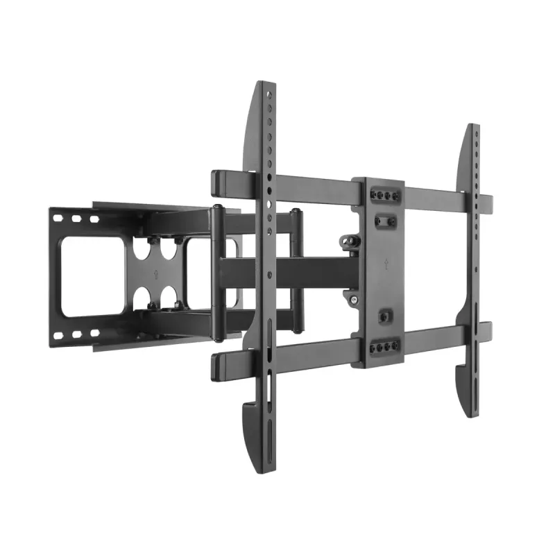 Seinale paigaldatav telerikinnitus Gembird WM-80ST-02 — fikseeritud/kallutatav, 37 tolli – 80 tolli, VESA kuni 600x400, 60 kg, must