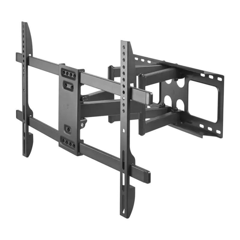 Seinale paigaldatav telerikinnitus Gembird WM-80ST-02 — fikseeritud/kallutatav, 37 tolli – 80 tolli, VESA kuni 600x400, 60 kg, must