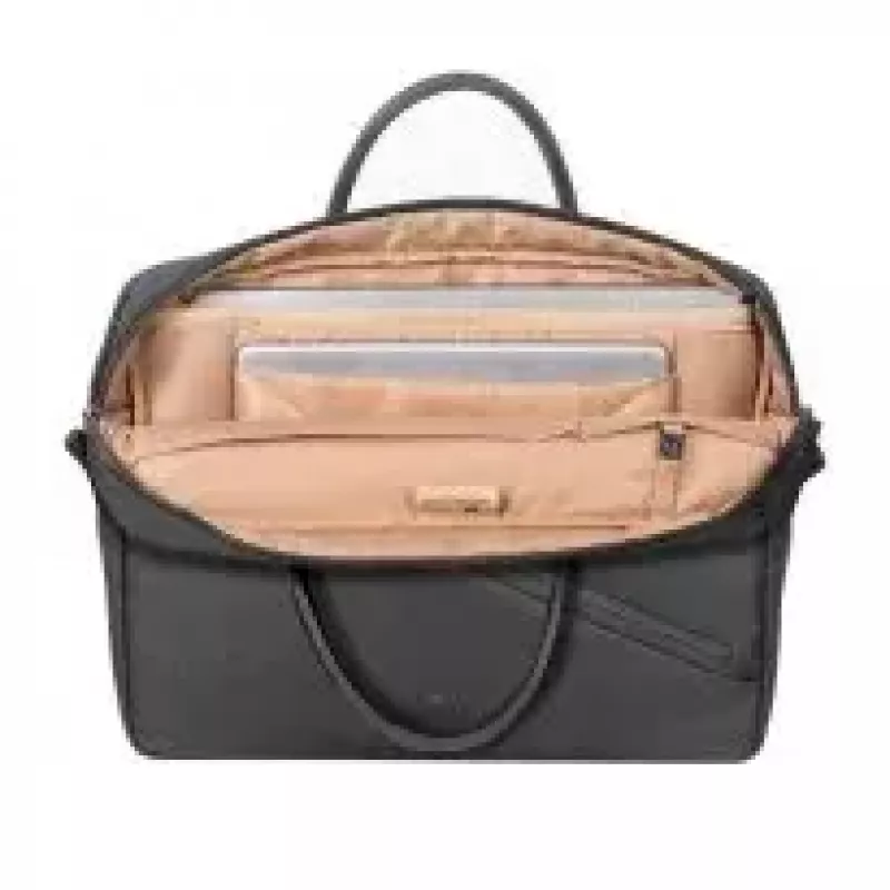 Toploader-kott Rivacase 8124 35,6 cm (14 tolli) Must 2 lahtriga