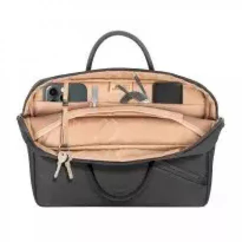 Toploader-kott Rivacase 8124 35,6 cm (14 tolli) Must 2 lahtriga