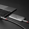 Lindy 0,8 m USB 4 240 W C-tüüpi USB kaabel, Anthra Line