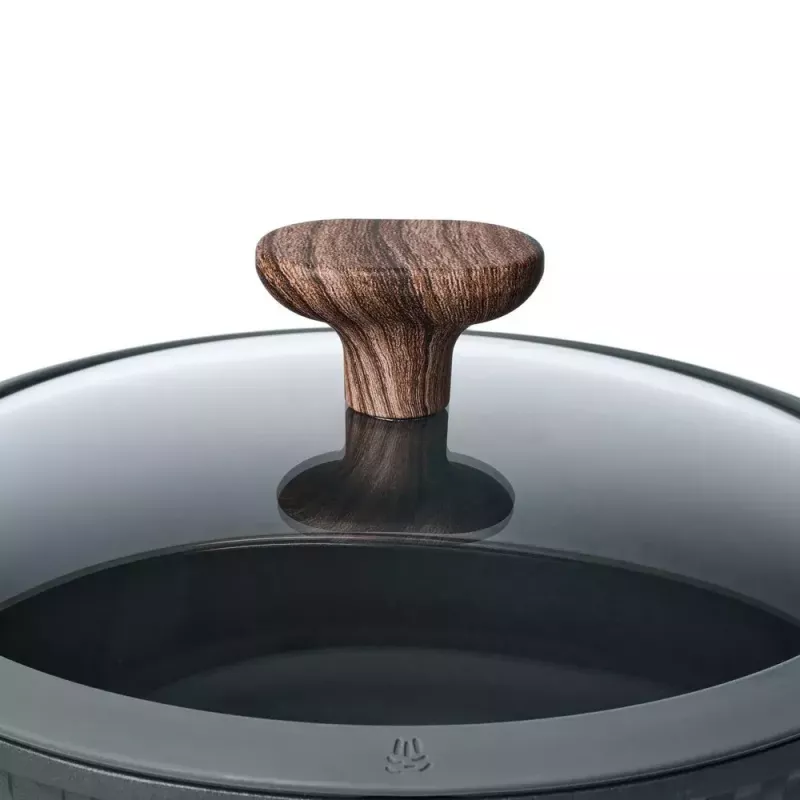 Resto Kitchenware Ran 4,2 l ümmargune pott, beež, puit