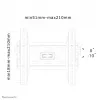 Neomounts LED-W220 TV-seinakinnitus 22-40 tolli - kallutatav, 101,6 cm (40 tolli), 100 x 100 mm, 200 x 200 mm, 0 - 10°, teras, must