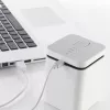 Aurustav aroomidifuusor Stylies ELARAhall kuni 25 m² — vahelduvvool / aku / USB, 2 h taimer, 1,3 W, 74×74×100 mm, hall