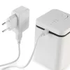 Aurustav aroomidifuusor Stylies ELARAhall kuni 25 m² — vahelduvvool / aku / USB, 2 h taimer, 1,3 W, 74×74×100 mm, hall