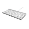 R-Go Tools ergonoomiline klaviatuur R-Go Compact Break, kompaktne klaviatuur koos pausitarkvaraga, QWERTY (US), juhtmega, valge
