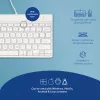 R-Go Tools ergonoomiline klaviatuur R-Go Compact Break, kompaktne klaviatuur koos pausitarkvaraga, QWERTY (US), juhtmega, valge