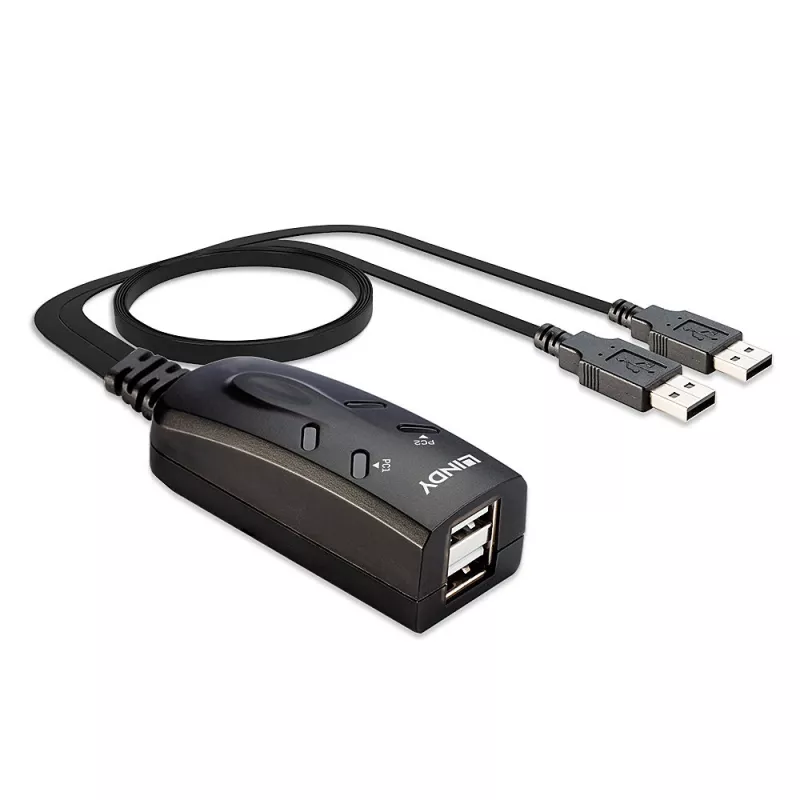Lindy 2-pordiline USB KM-lüliti