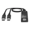 Lindy 2-pordiline USB KM-lüliti