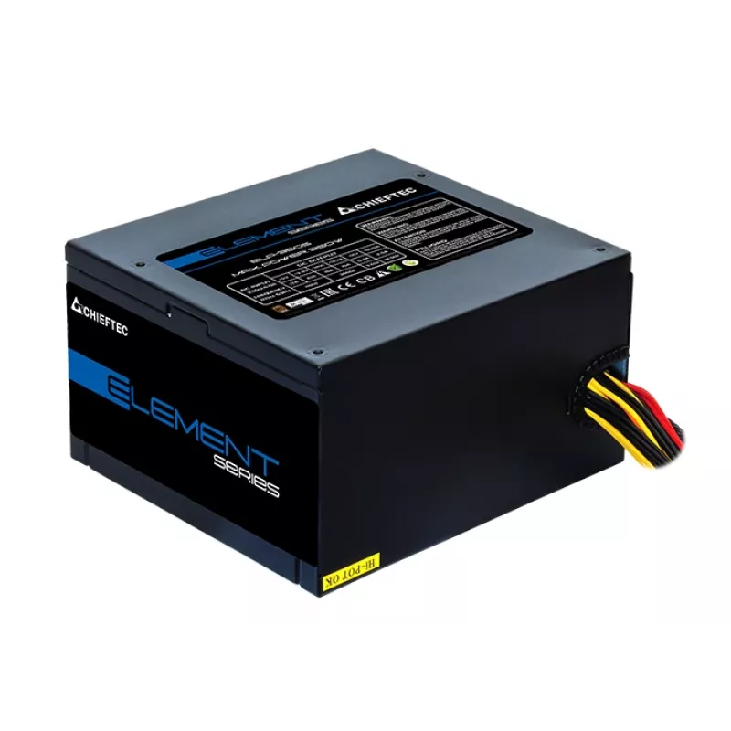 Chieftec ELP-600S toiteplokk 600 W 20+4 pin ATX PS/2 Must