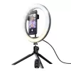 Valgustusrõngas LED Trust Maku+ must roheline 24881