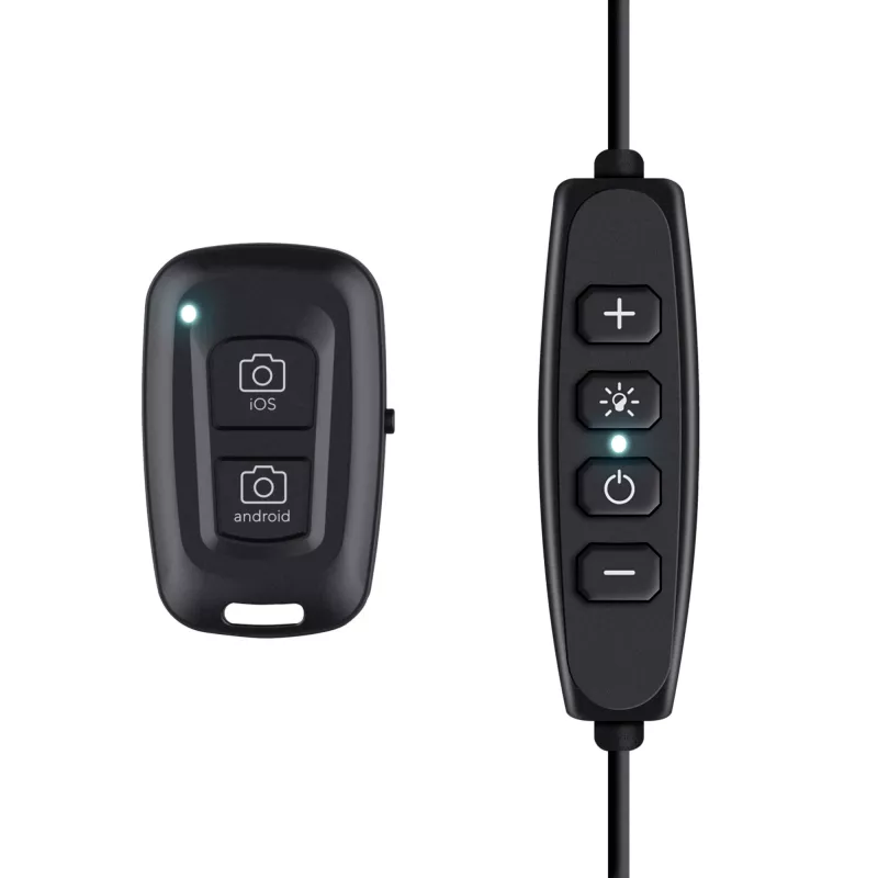 Valgustusrõngas LED Trust Maku+ must roheline 24881