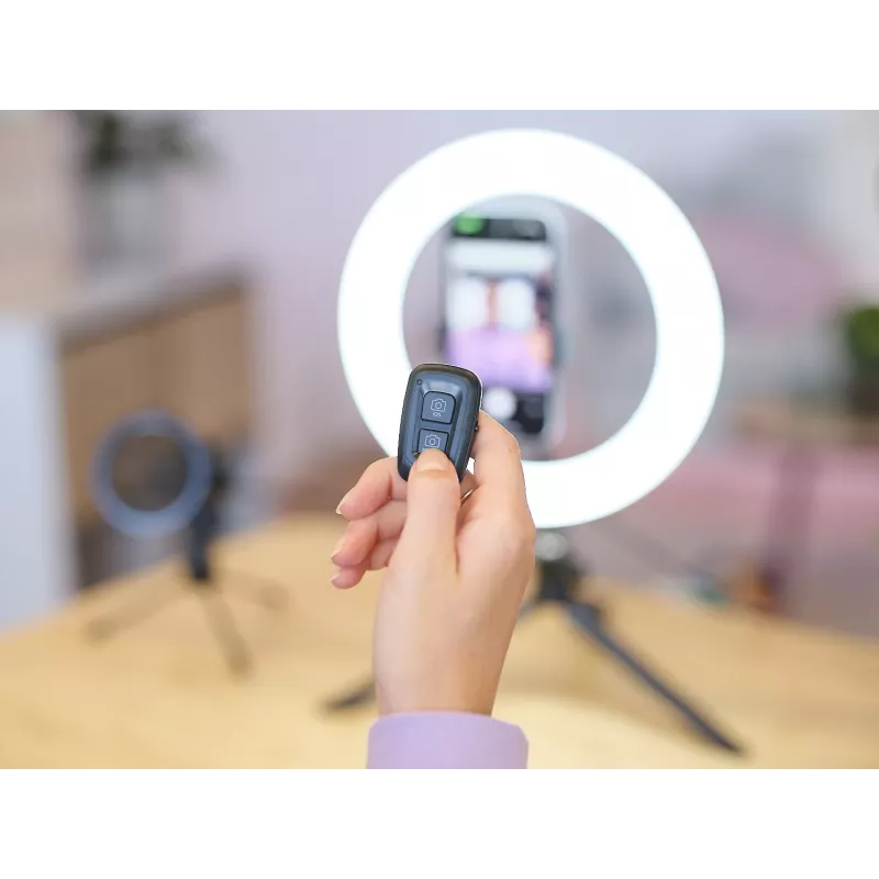 Valgustusrõngas LED Trust Maku+ must roheline 24881