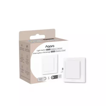 AQARA Light Switch H2 EU (2 nuppu, 1 kanal) (WS-K07D) - Zigbee ja Thread seinüliti releega