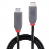 Lindy 1,5 m USB 4 240 W tüüpi C kaabel, Anthra Line