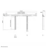 Neomounts AWL29-750BL1 Videobaari/heliraami hoidik VESA - max 10 kg - universaalne