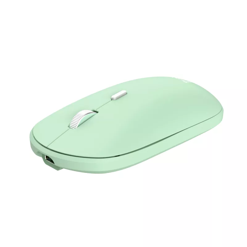 Trust Lyra klaviatuur hiirega Office RF Wireless + Bluetooth QWERTY USA inglise Roheline