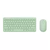 Trust Lyra klaviatuur hiirega Office RF Wireless + Bluetooth QWERTY USA inglise Roheline
