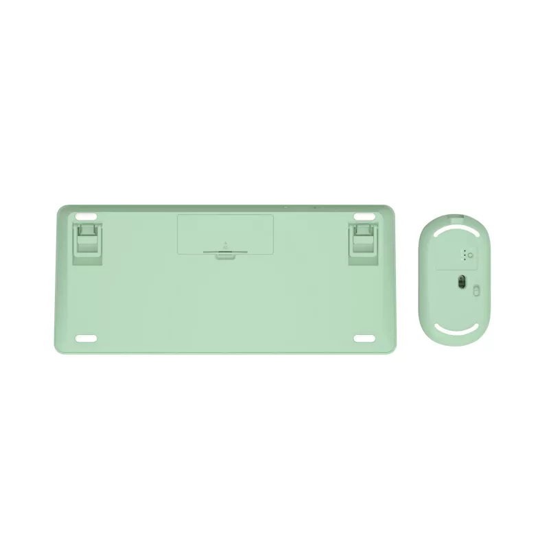 Trust Lyra klaviatuur hiirega Office RF Wireless + Bluetooth QWERTY USA inglise Roheline