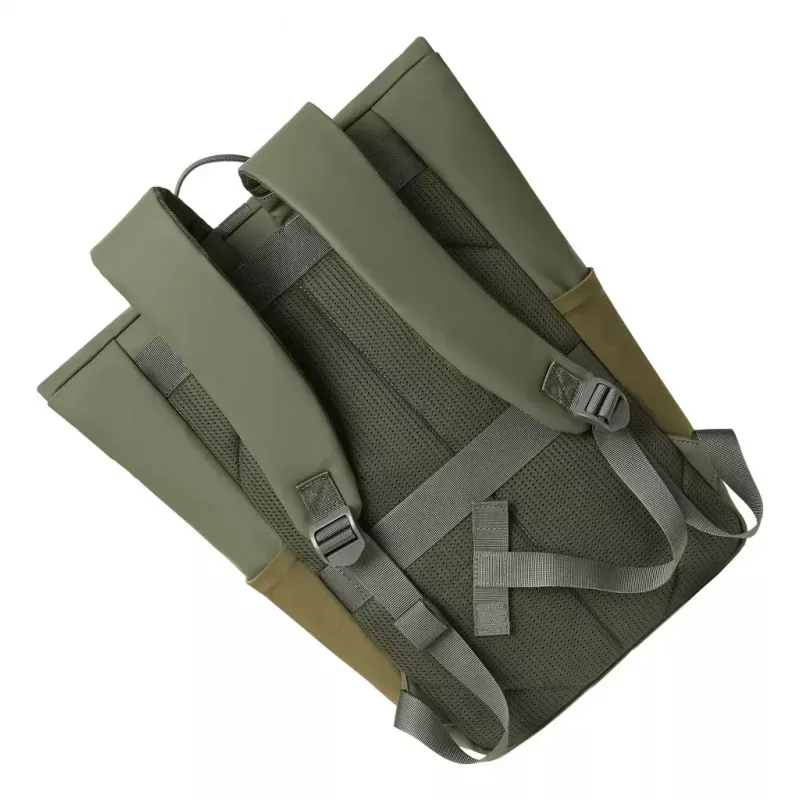 Reisiseljakott Rivacase Eden Oliiv PU-nahk Polüester rPET 250x160x430mm