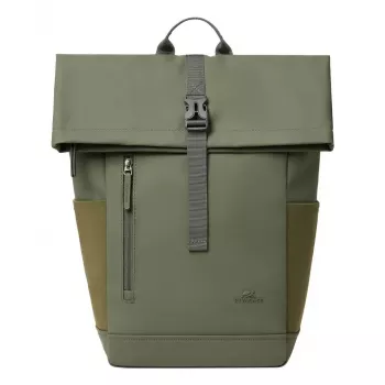 Reisiseljakott Rivacase Eden Oliiv PU-nahk Polüester rPET 250x160x430mm