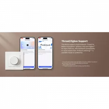 Aqara Dimmer Switch H2 EU Valge lüliti Aqara KD-R01D