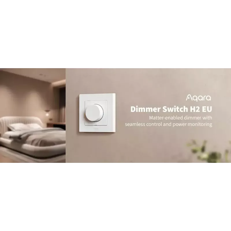 Aqara Dimmer Switch H2 EU Valge lüliti Aqara KD-R01D