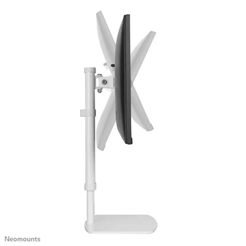 Neomounts FPMA-D890Valge monitorijalg 10-30 inch, vabaltseisev, 6 kg, 25,4 cm (10 inch), 76,2 cm (30 inch), 100 x 100 mm, valge