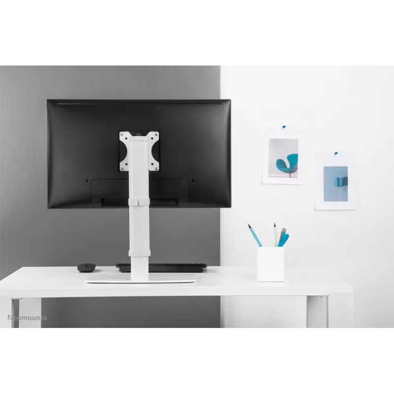 Neomounts FPMA-D890Valge monitorijalg 10-30 inch, vabaltseisev, 6 kg, 25,4 cm (10 inch), 76,2 cm (30 inch), 100 x 100 mm, valge