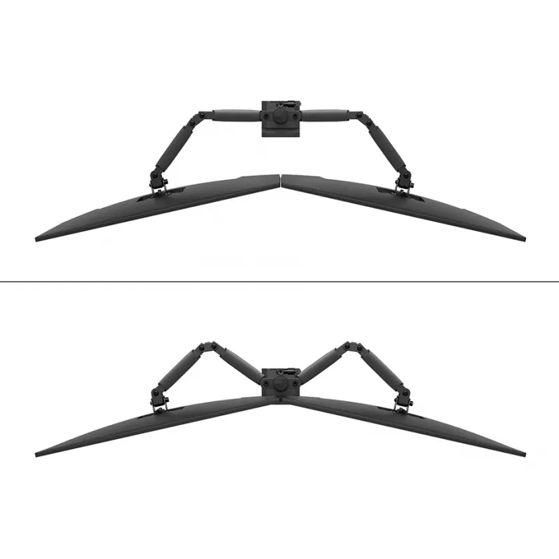 Neomounts DS60-600BL2 monitori käepide 10-32 tolli - Quick-fix - 180°-stopp