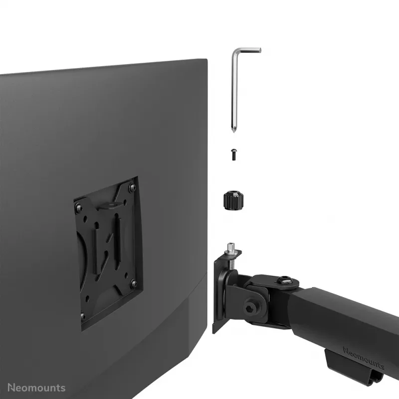 Neomounts DS60-600BL2 monitori käepide 10-32 tolli - Quick-fix - 180°-stopp