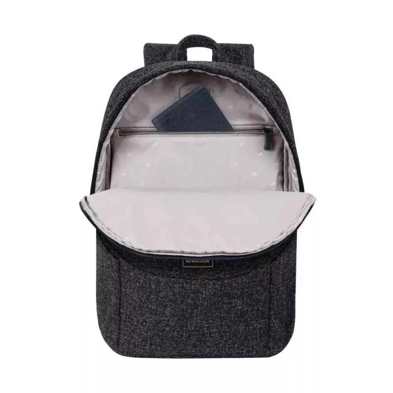 Seljakott Rivacase 7962 39,6 cm (15,6 tolli) Must Valge Kandekäepide Õlarihm