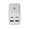 Laadija Lindy 100W 4-Port USB Type A & C GaN Laadija Sisetingimustes Universaalne