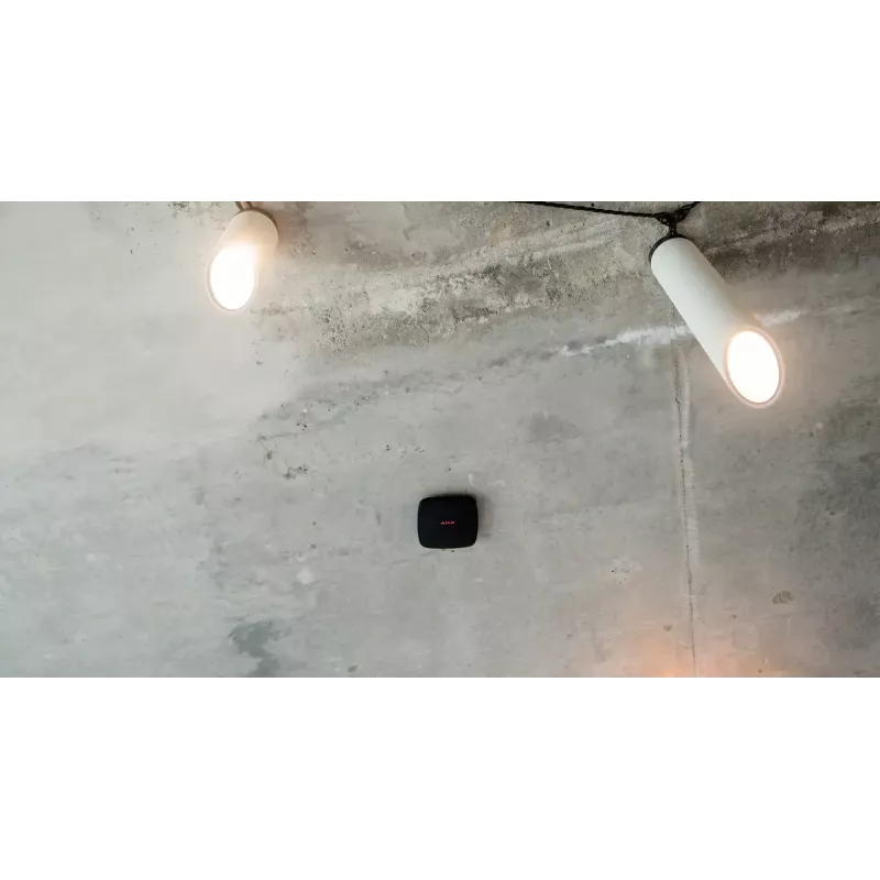 Fotoelektriline peegeldusdetektor Ajax FireProtect Jeweller Juhtmeta Must