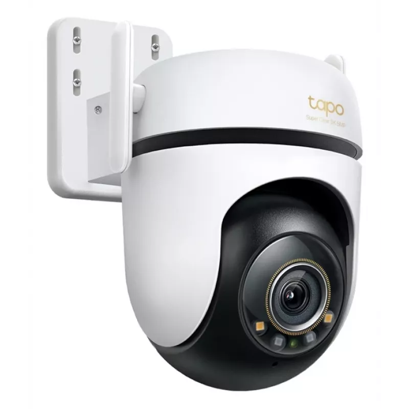 TP-Link välispanoraam-/kallutusega turvakaamera Wi-Fi kaudu SPETS: 3K 5MP (2880x1620), 2,4 GHz, 2 × välisantenni, 1 × Ethernet-port, horisontaalne 360°