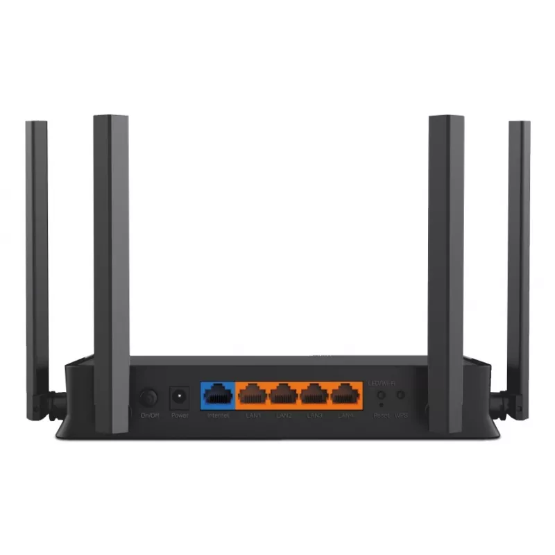 TP-Link Archer BE220 juhtmevaba ruuter Gigabit Ethernet Kahesageduslik (2,4 GHz / 5 GHz) Must