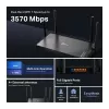 TP-Link Archer BE220 juhtmevaba ruuter Gigabit Ethernet Kahesageduslik (2,4 GHz / 5 GHz) Must