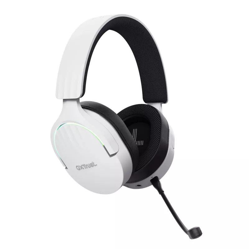 Trust GXT 491W FAYZO Peakomplekt Juhtmega ja juhtmevaba Peapael Mängimine USB USB-C Bluetooth Must, Valge