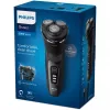 Elektriline pöörlev habemeajaja Philips 3000 Series S3244/12 – 3 pead, Märg ja kuiv, Li-Ion, 60 min tööaeg, hüpiktrimmer, pestav, must